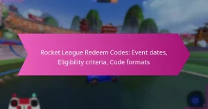 Read more about the article Rocket League Redeem Codes: Event dates, Eligibility criteria, Code formats