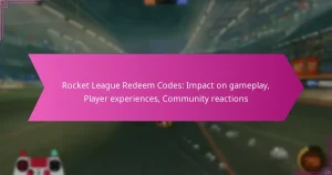 Read more about the article Rocket League Redeem Codes: Impact on gameplay, Player experiences, Community reactions
