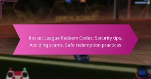 Read more about the article Rocket League Redeem Codes: Security tips, Avoiding scams, Safe redemption practices