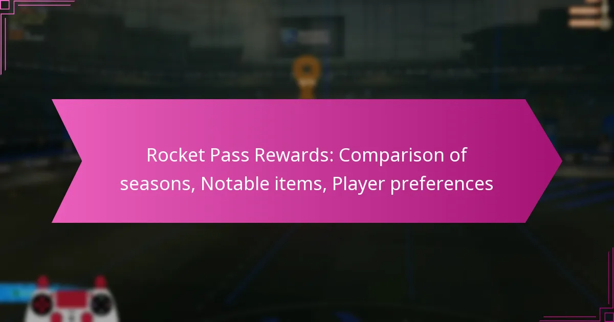 Read more about the article Rocket Pass Rewards: Comparison of seasons, Notable items, Player preferences
