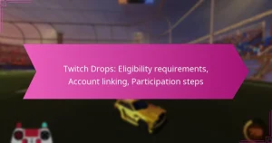 Read more about the article Twitch Drops: Eligibility requirements, Account linking, Participation steps