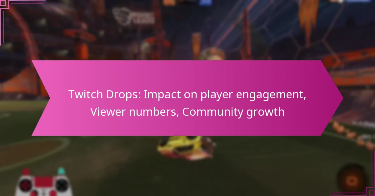 Read more about the article Twitch Drops: Impact on player engagement, Viewer numbers, Community growth