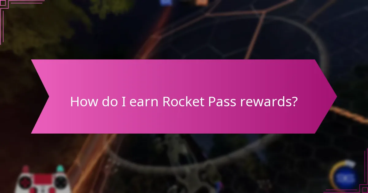 How do I earn Rocket Pass rewards?