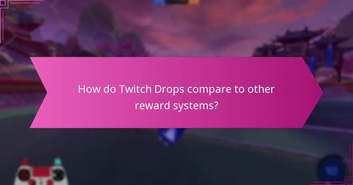 How do Twitch Drops compare to other reward systems?