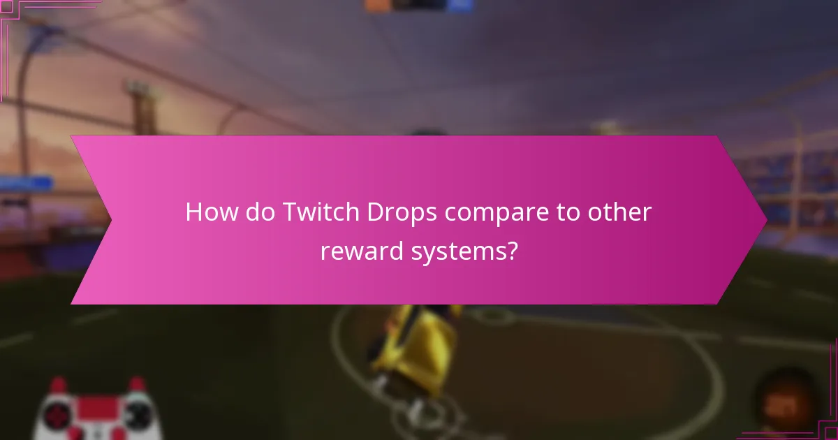 How do Twitch Drops compare to other reward systems?