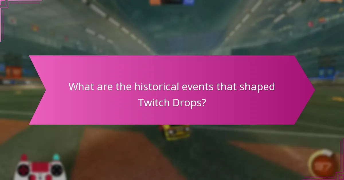 What are the historical events that shaped Twitch Drops?